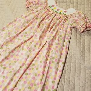 Smocked easter dress